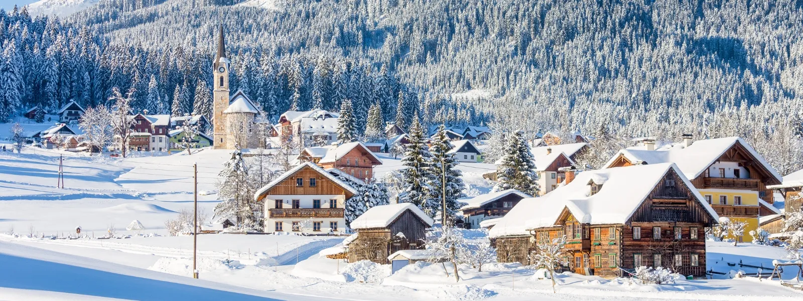 lyžařské středisko v Rakousku